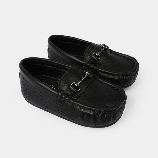 Boys Loafers H502-L8-BLACK