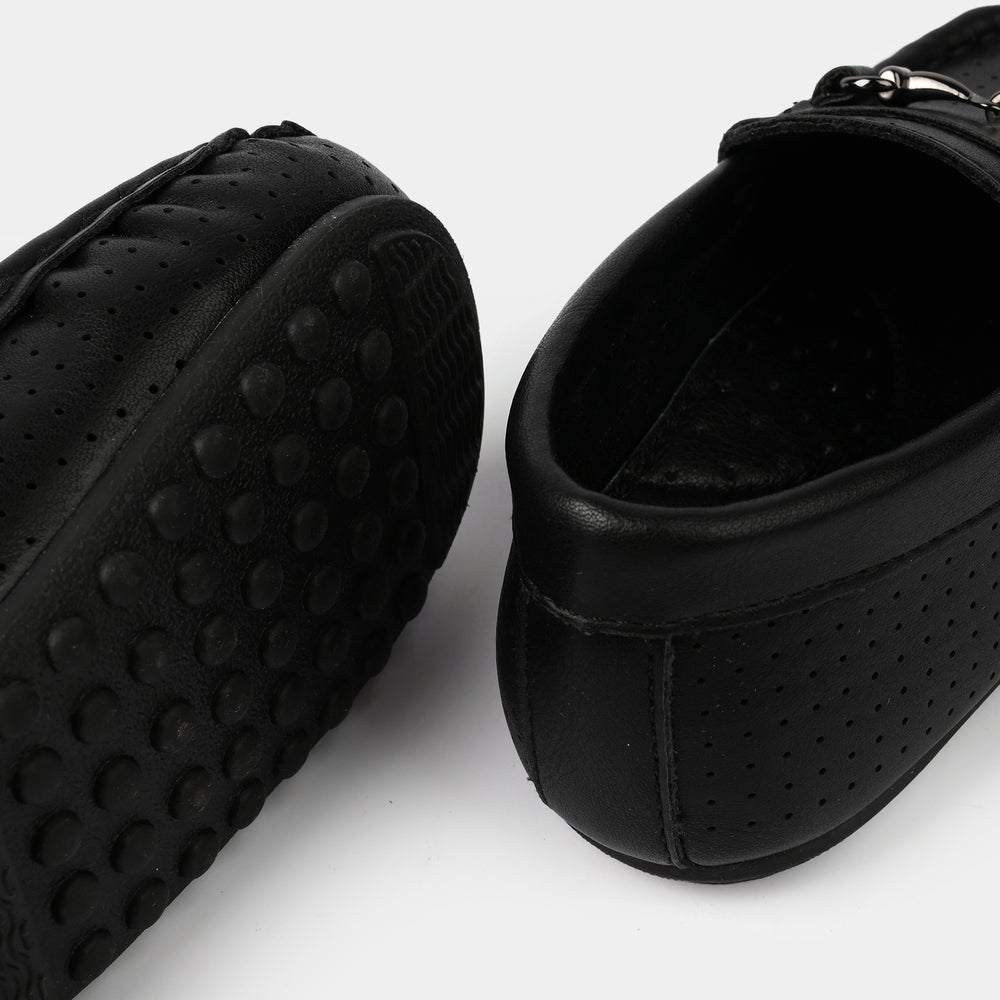 Boys Loafers H502-L8-BLACK