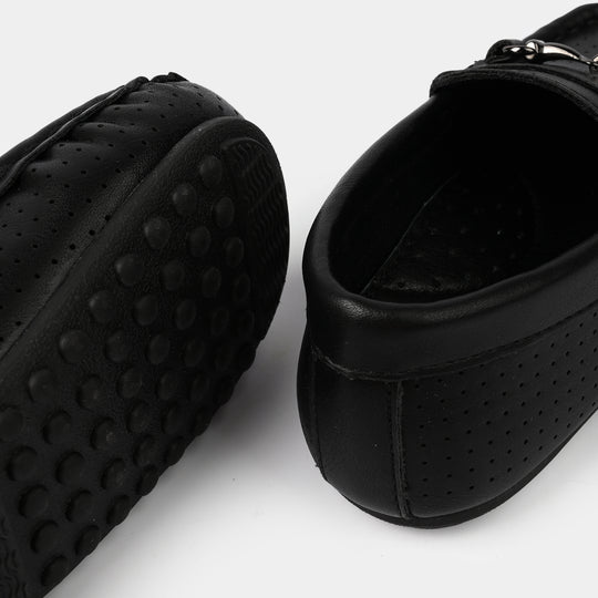 Boys Loafers H502-L8-BLACK
