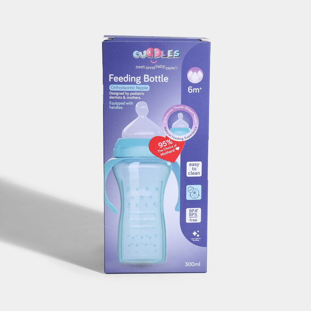 Cuddles Baby Feeding Bottle – 300ml (6+ Months