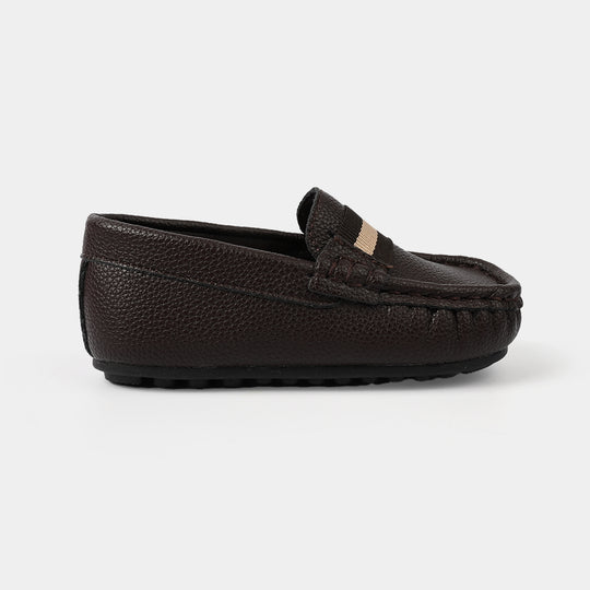 Boys Loafers H502-L21-BROWN