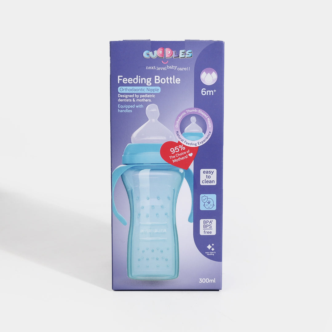 Cuddles Baby Feeding Bottle – 300ml (6+ Months