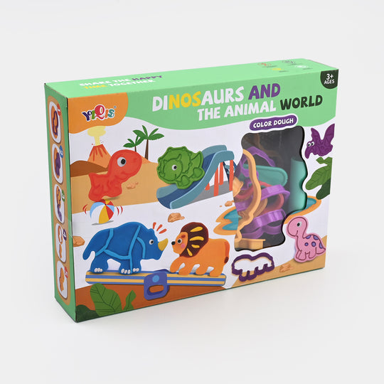 Dinosaur Dough Play Set For Kids