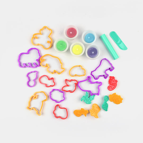 Dinosaur Dough Play Set For Kids