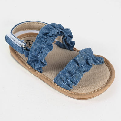 Baby Girls Shoes C-744-Blue