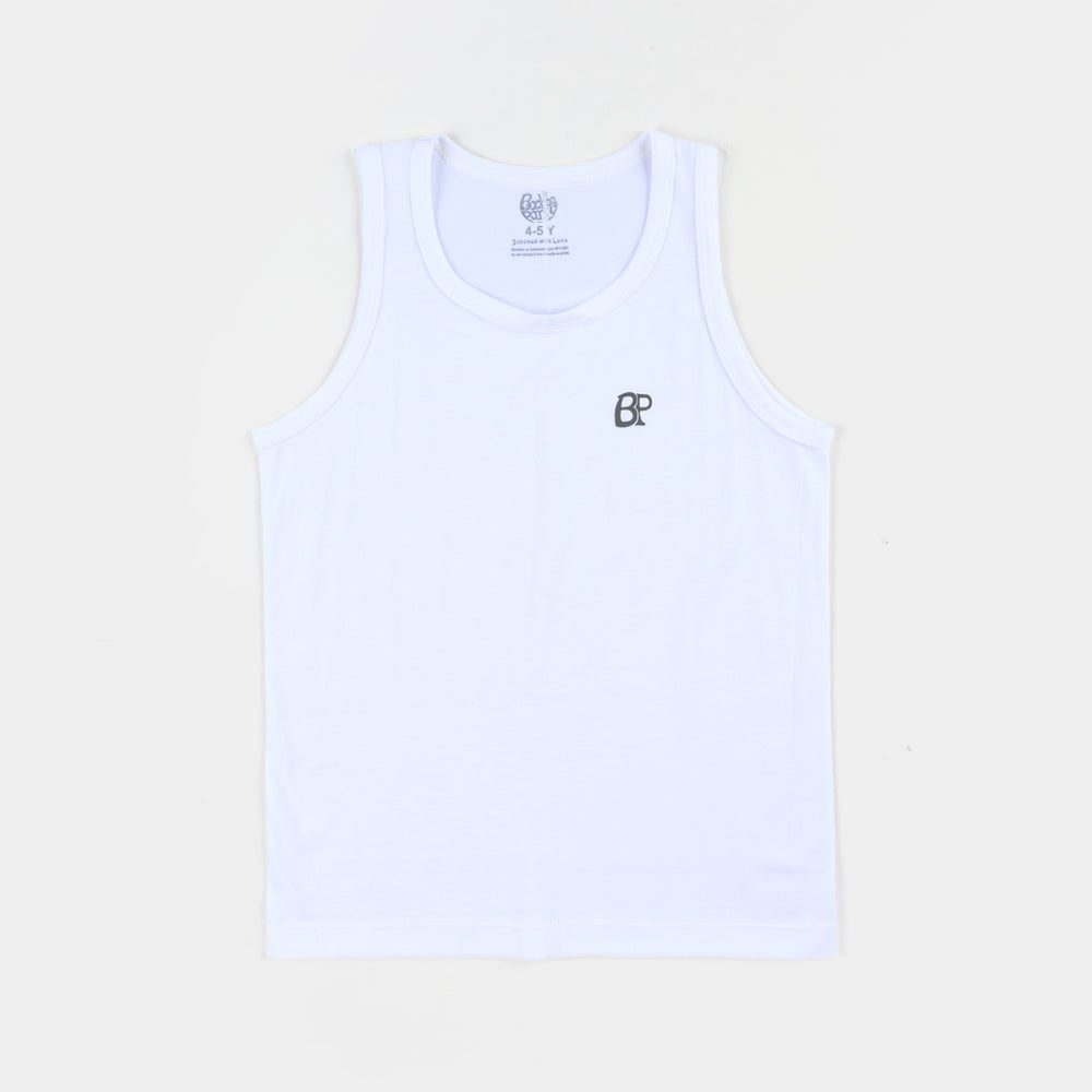 Pack OF 2 Boys Vest-White