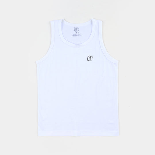 Pack OF 2 Boys Vest-White