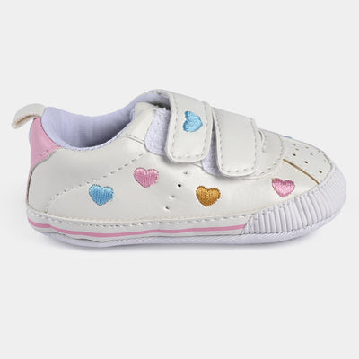 Baby Girls Shoes C-362-White