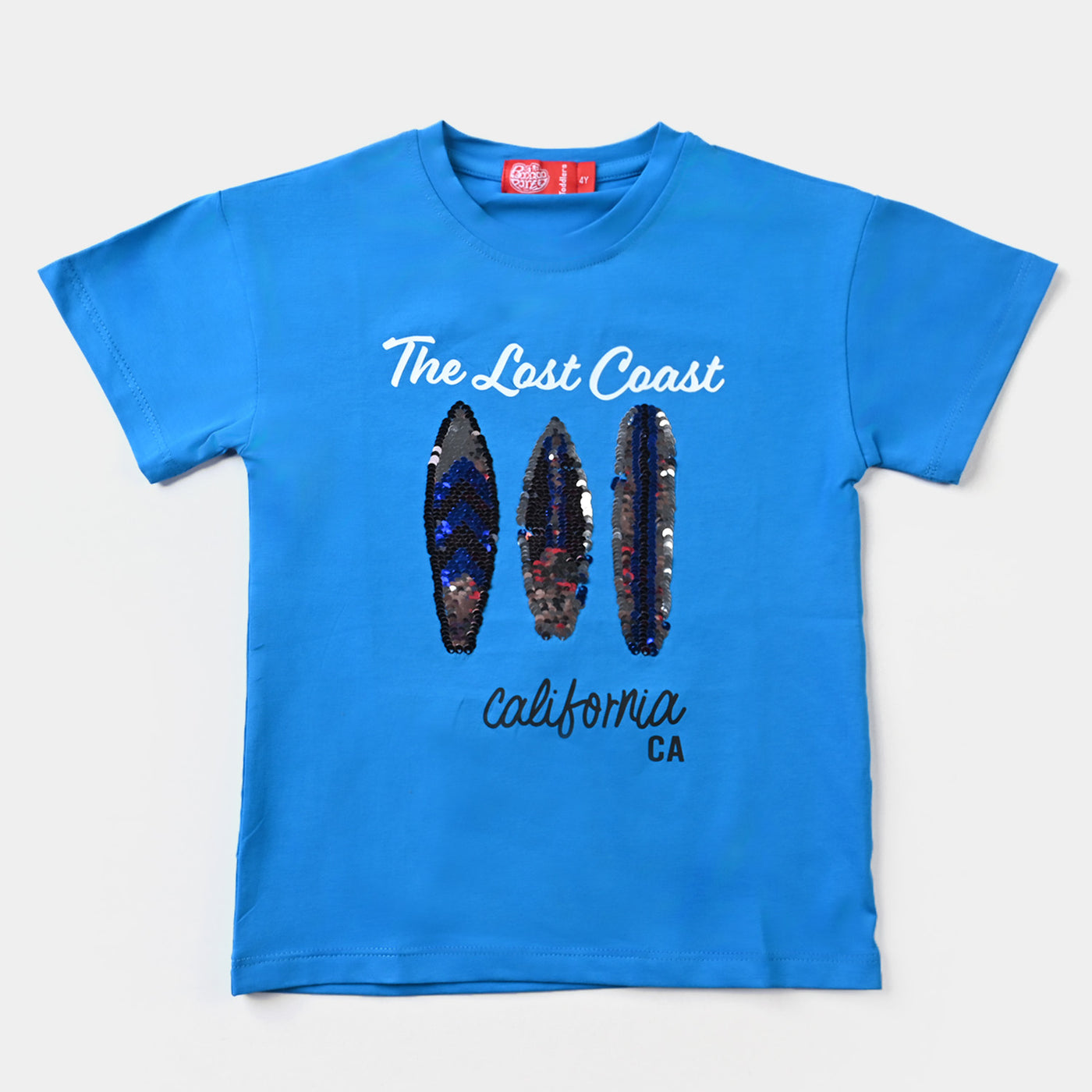 Boys Lycra Jersey T-Shirt Coast-Blue