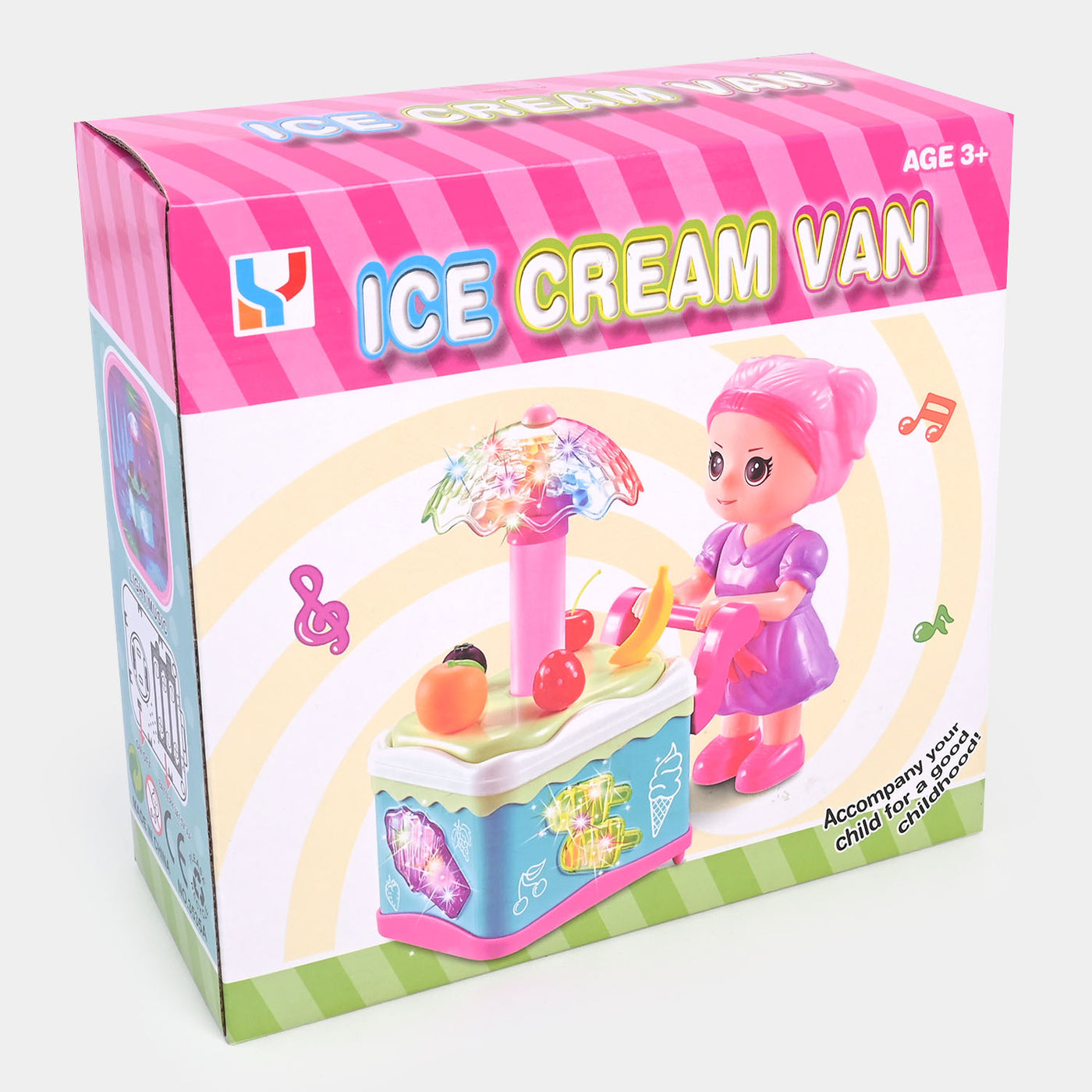 Universal Ice Cream Car Light & Music For Kids