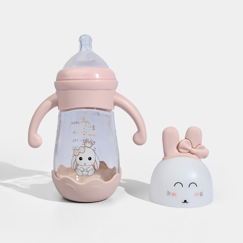 Glass Bottle Pink 240ml M05