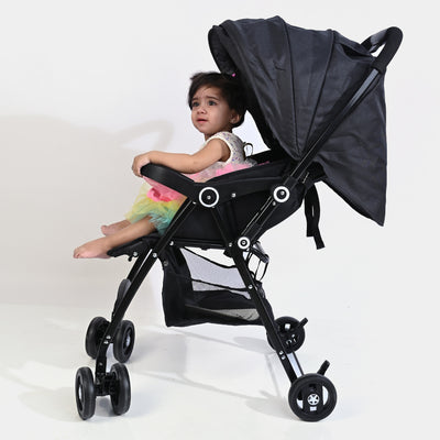 Baby Stroller Reversible Handle Black