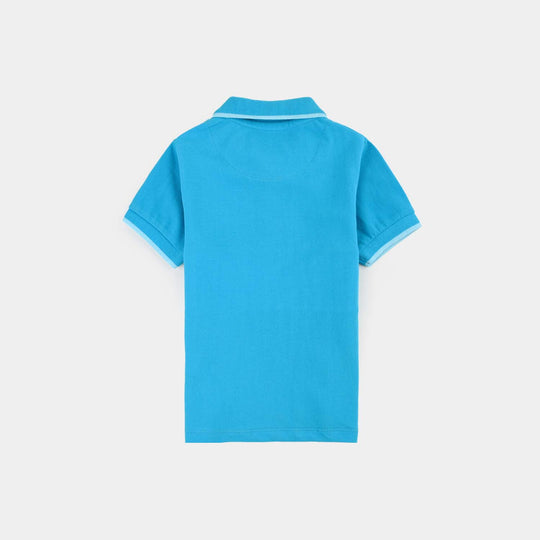 Infant Boys Jumbo Pique Polo Surf Rider