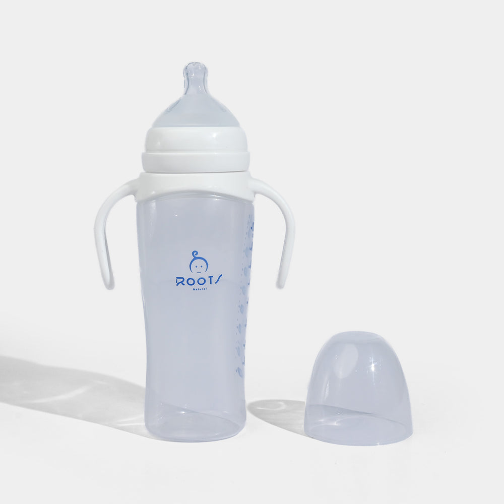 J1016-White Wide-Neck Baby Bottle 300ML/ 10 OZ
