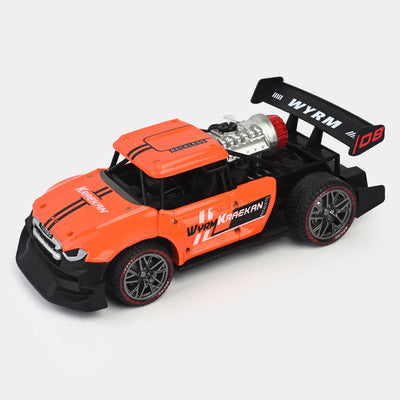 Remote Control Spray Model Car | Orange
