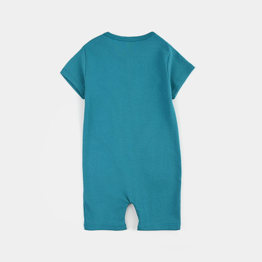 Infant Boys Cotton Interlock Romper