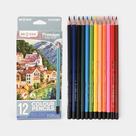 Braden Color Pencils 12PCs For Kids