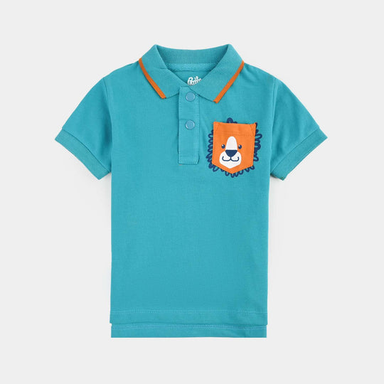 Infant Boys Jumbo Pique Polo Tiger