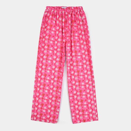Teen Girls Cotton Co-Set-Pink