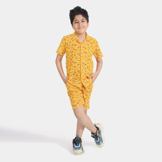 Boys Thermal 2 Piece Suit Skate-Gold Fusion