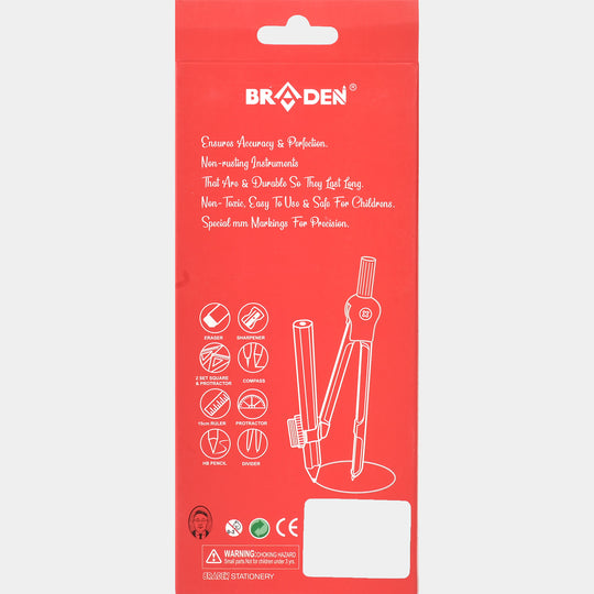 Braden Geometry Tool Set with Storage Box