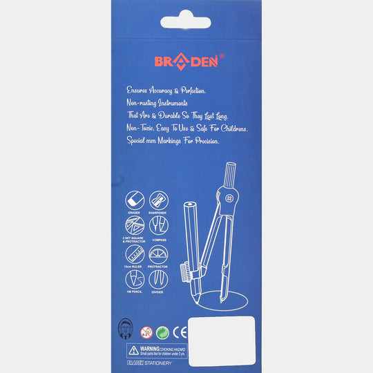 Braden Geometry Tool Set with Storage Box