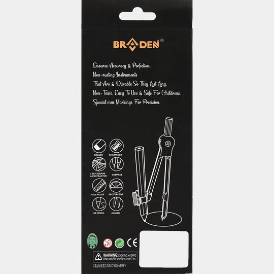 Braden Geometry Tool Set with Storage Box