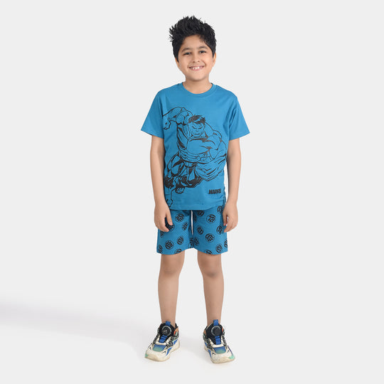 Boys Poly Cotton Jersey Knitted Nightwear