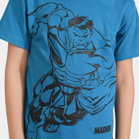 Boys Poly Cotton Jersey Knitted Nightwear