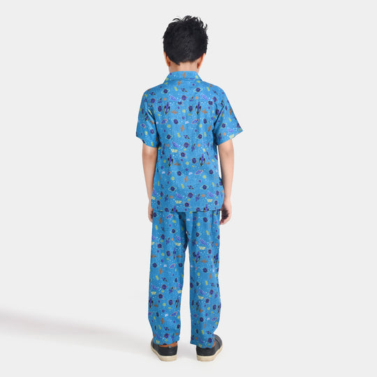 Boys Viscose Nightwear-Universe-Multi