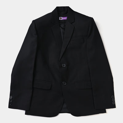 Boys Coat Pant 3PC Suit -BLACK