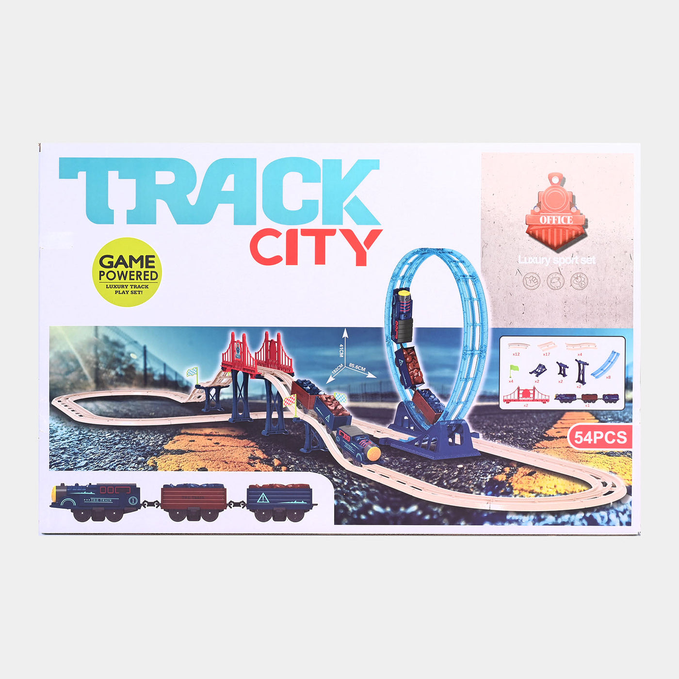 Track City Luxury Sport Play Set For Kids