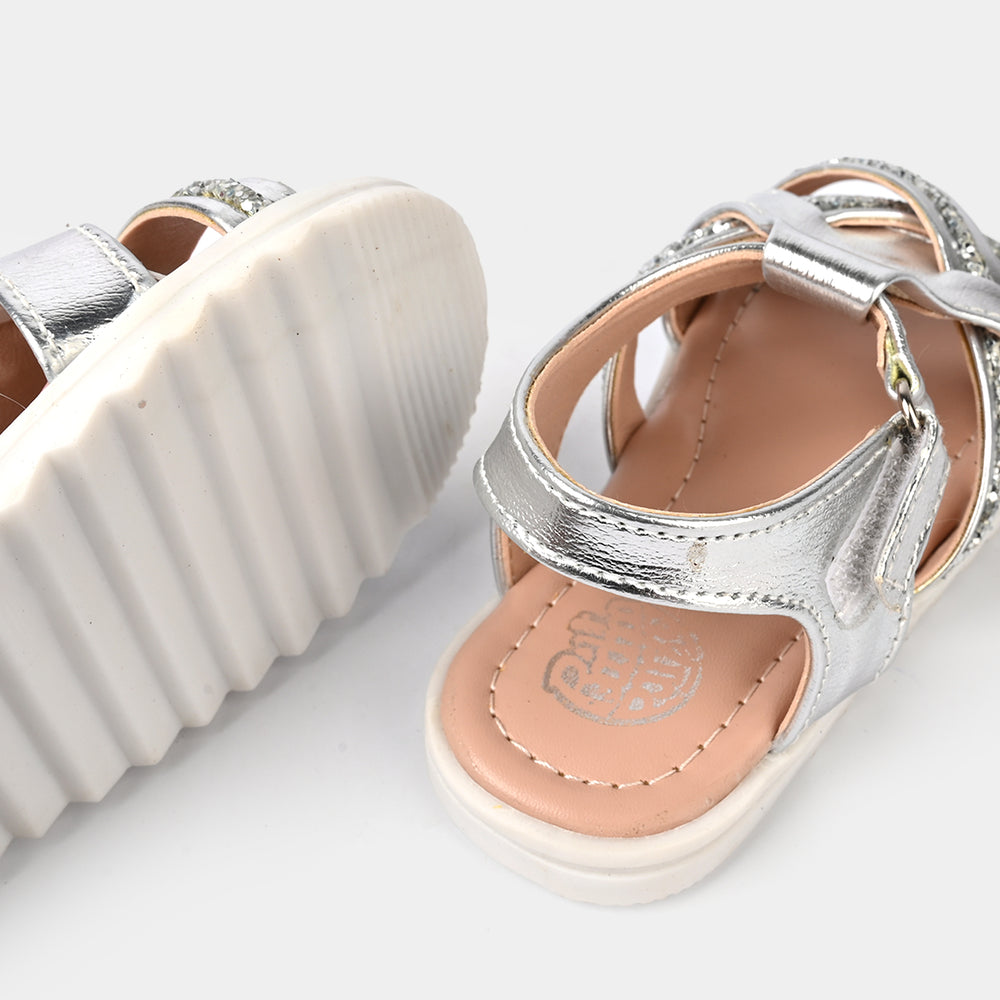 Girls Sandal 1335-SILVER