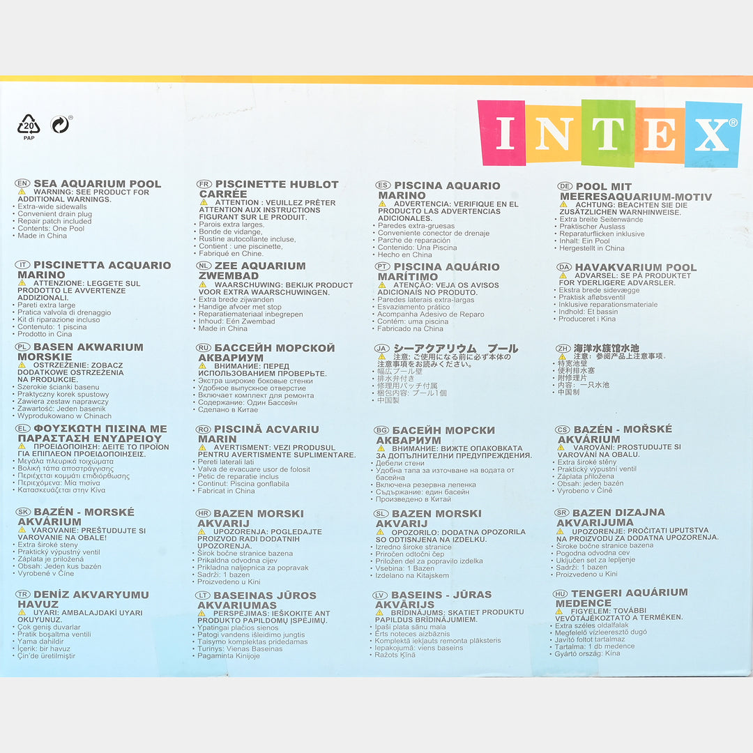 Swim Center Clear View Aquarium Play Pool For Kids