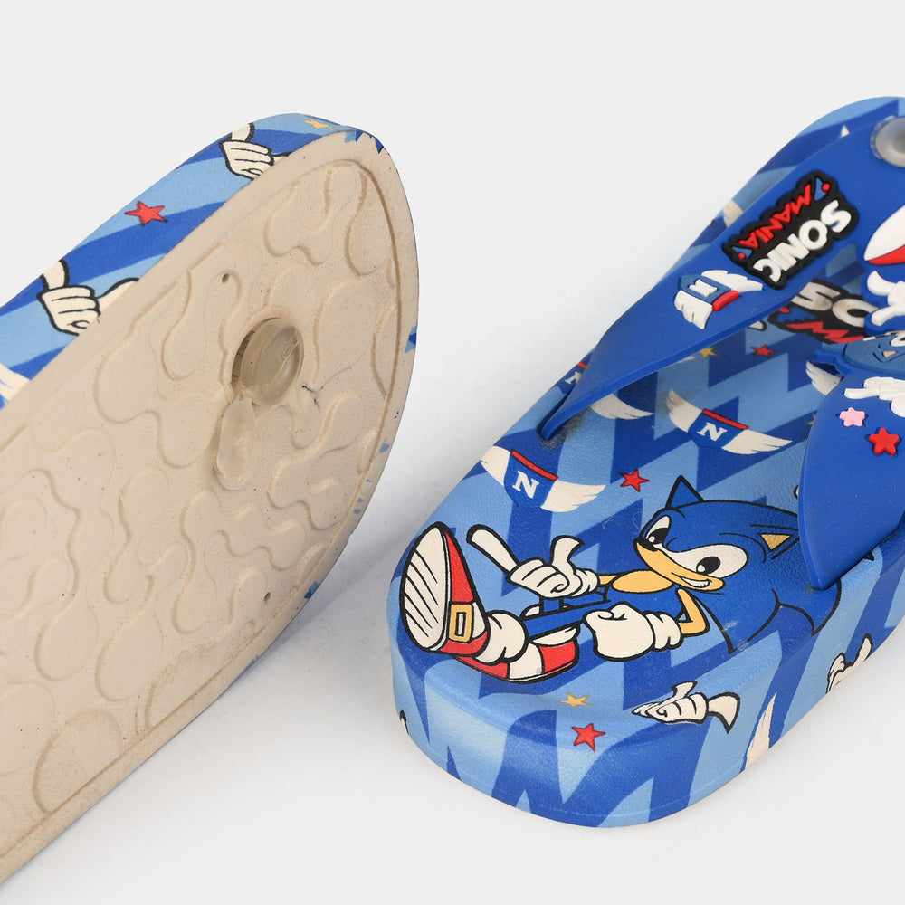 Boys Slippers 338-20-NAVY