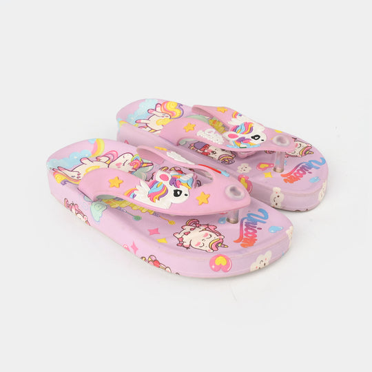 Girls Slippers 338-18-Purple