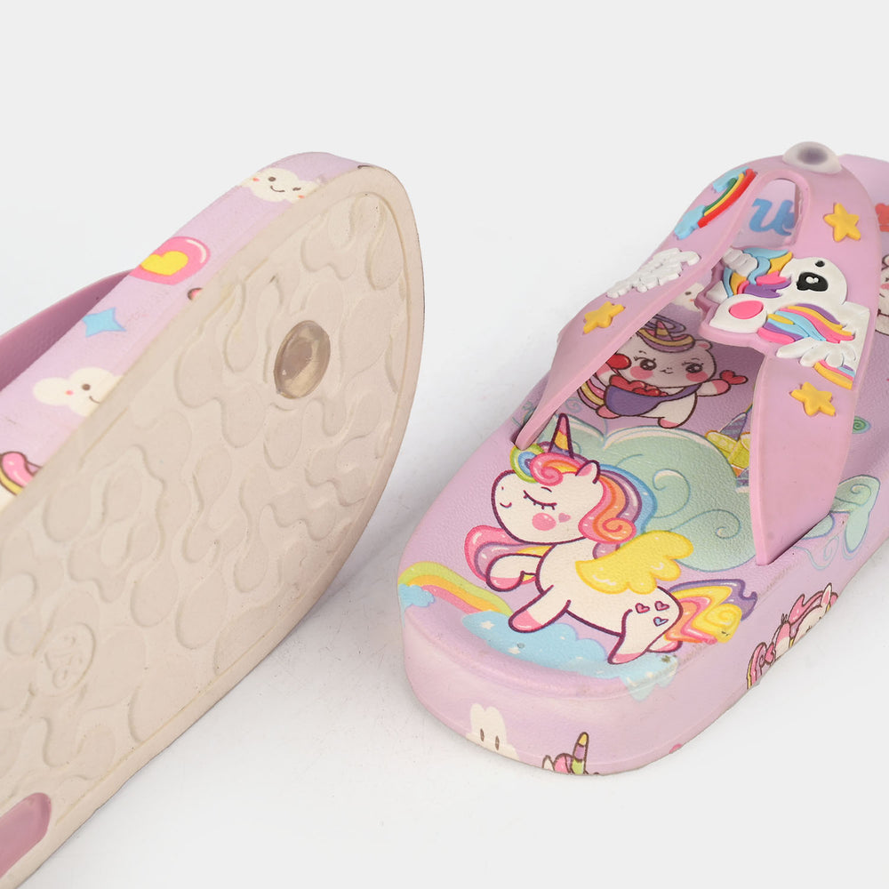 Girls Slippers 338-18-Purple