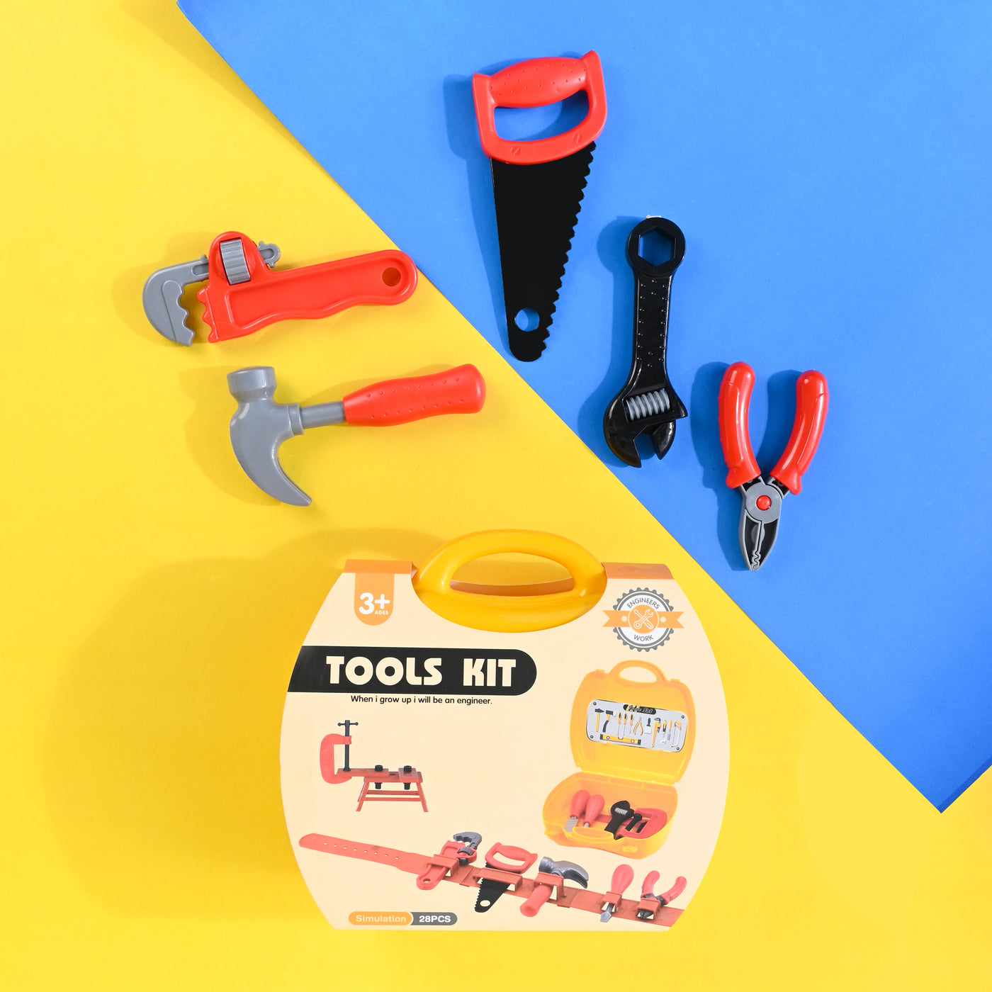 Engineer Tools Kit Play Set For Kids