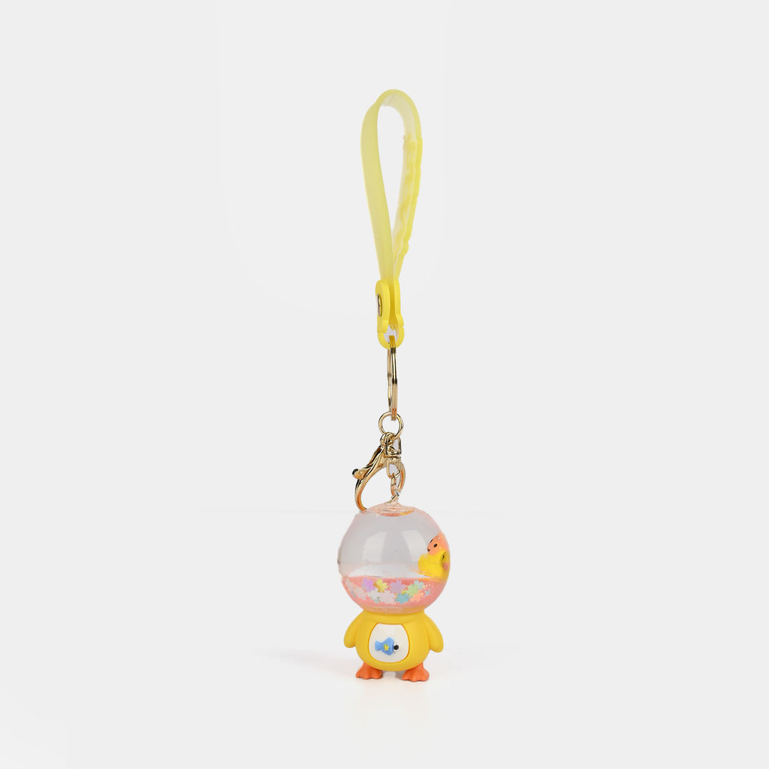 Liquid Floating Character Keychain