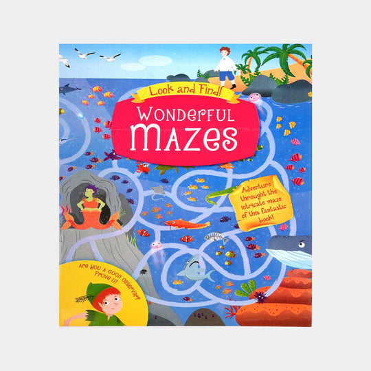 Wonderful Mazes Activity Book For Kids
