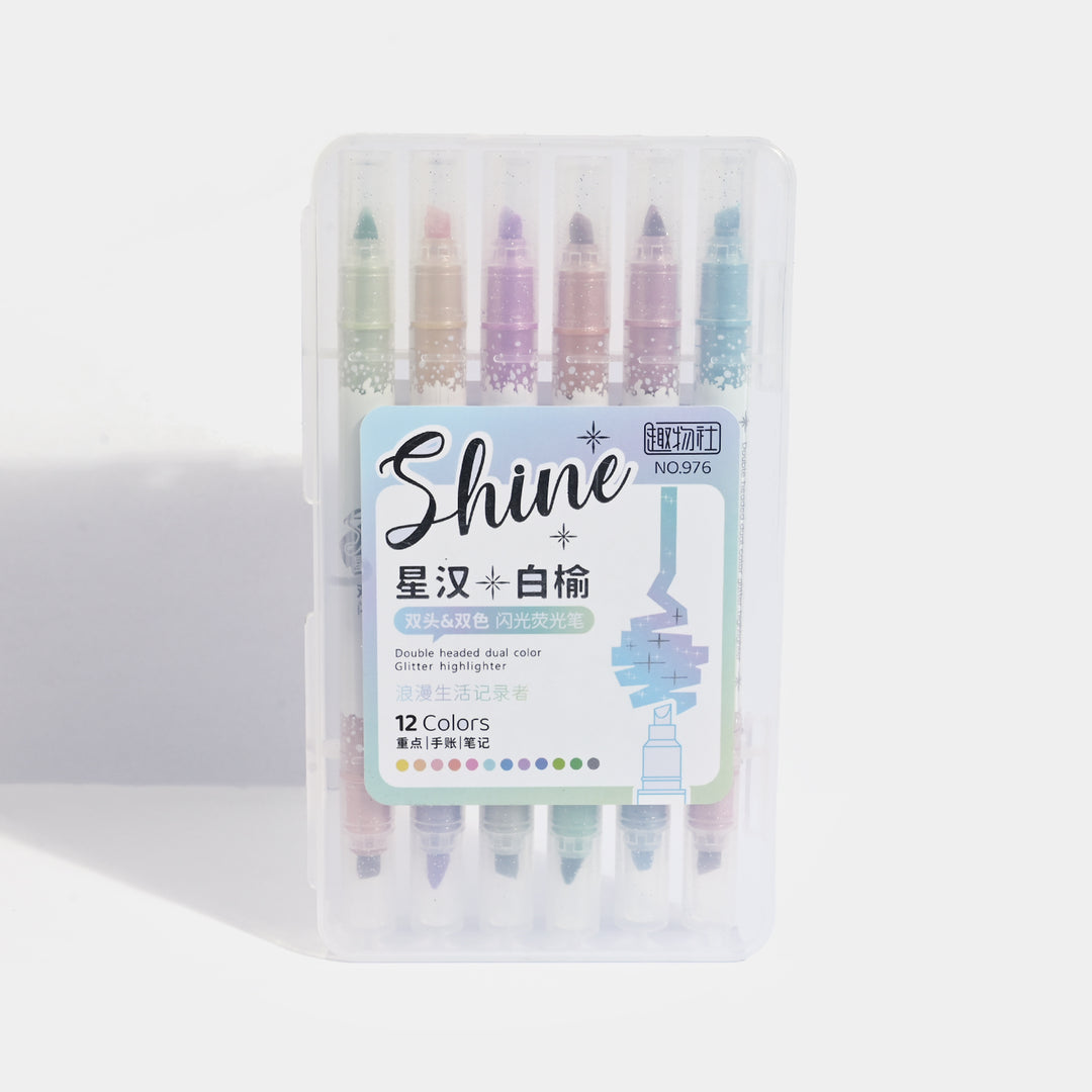 Shine Dual-Colour Glitter Highlighters