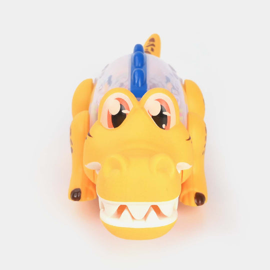 Transparent Gear Dino Park Crocodile Car Vehicle Toy for Kids