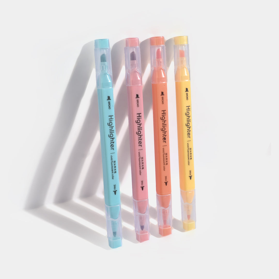 Dual-Tip Pastel Highlighters