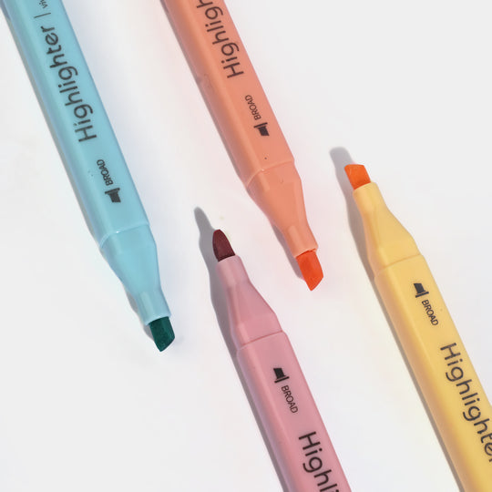 Dual-Tip Pastel Highlighters