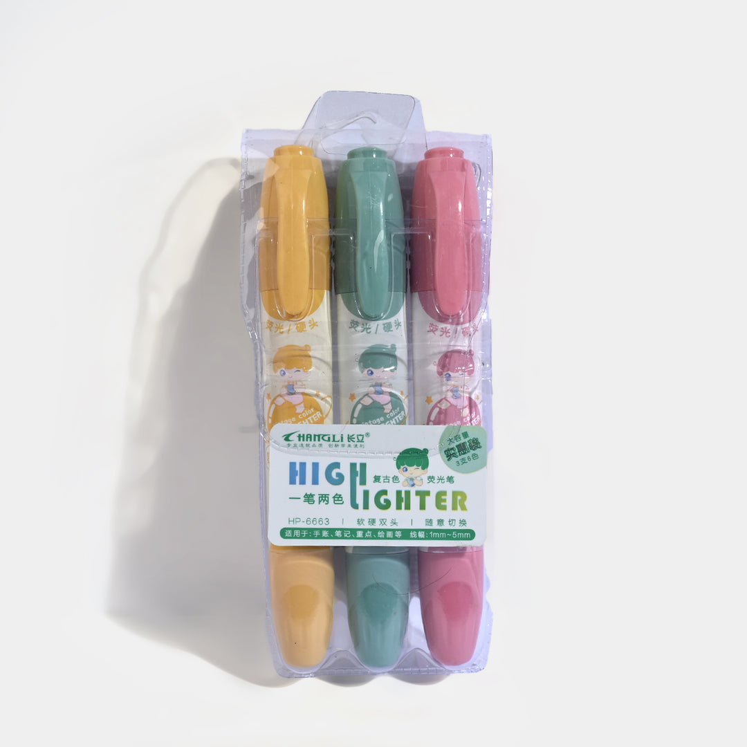 Art Markers, Highlighter | 03Pcs