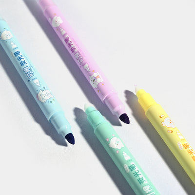 DOUBLE SIDED MARKER MULTICOLOR 6PCS