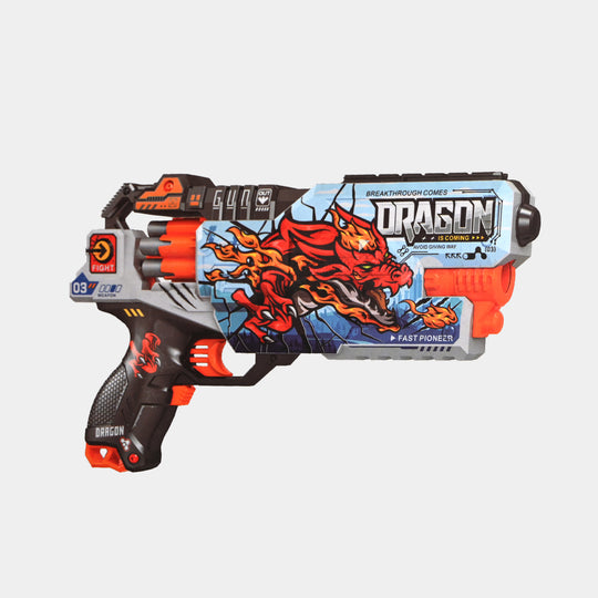 Action Packed Soft Dart Blaster Toy for Kids
