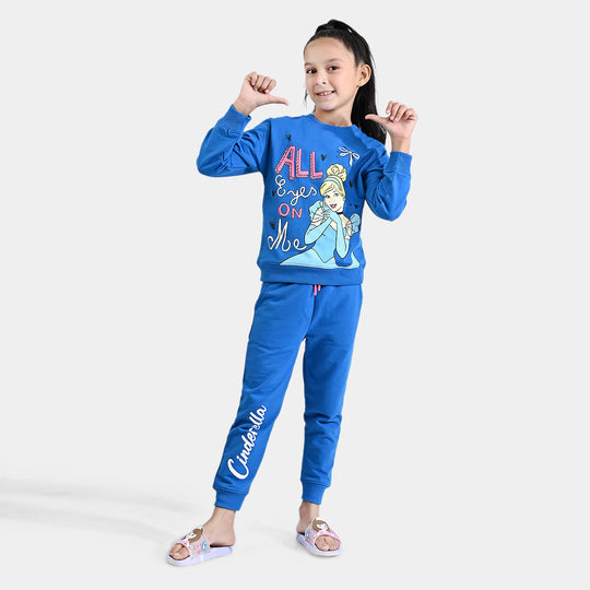 Girls Cotton Terry 2 Piece Suit Character-I.Bunting