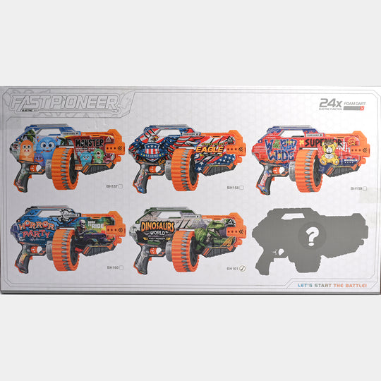 Action Packed Soft Dart Blaster Toy for Kids