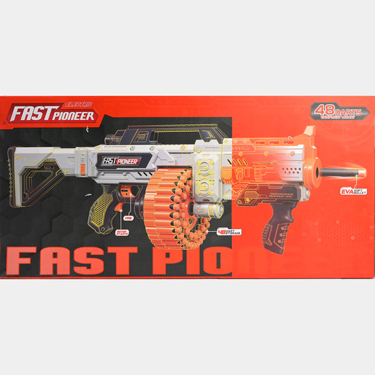Action Packed Soft Dart Blaster Toy for Kids